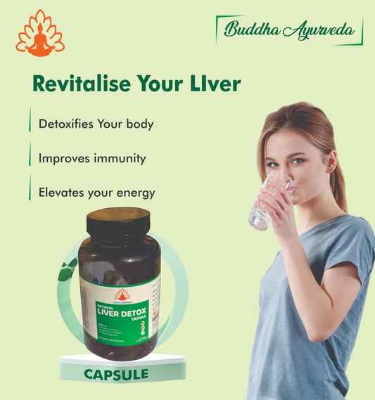 Buddha Ayurveda Natural Liver Detox Capsule 60 capsules