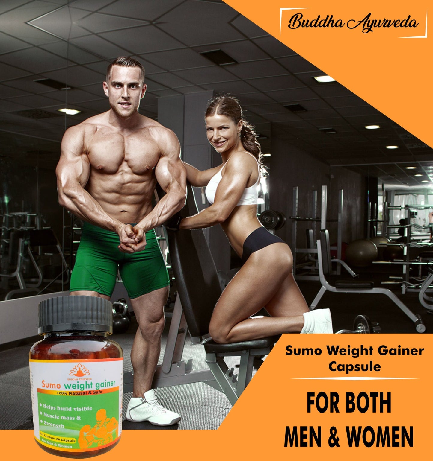 Sumo Weight Gainer Capsule – Buddha Ayurveda 60 capsules