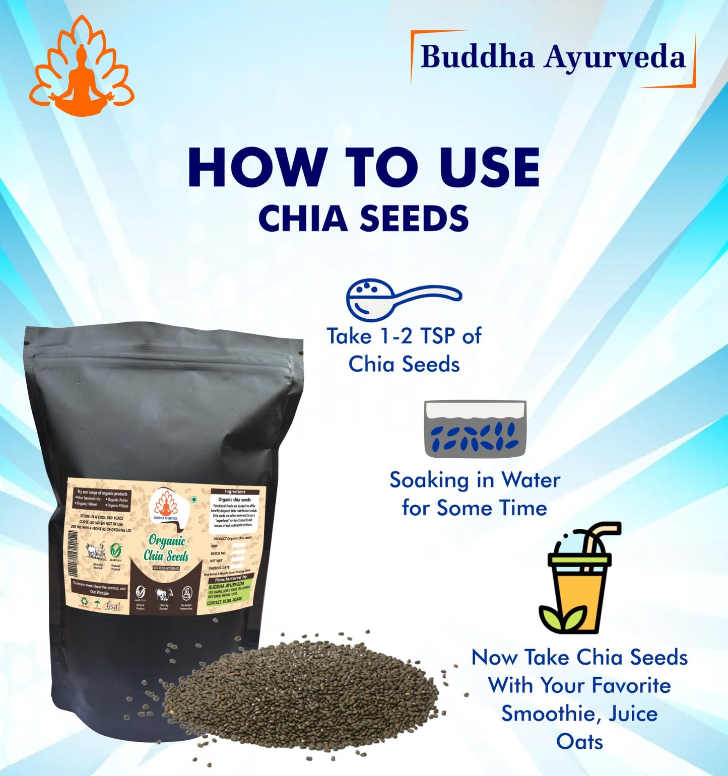 Natural Liver Detox + Organic Chia Seeds