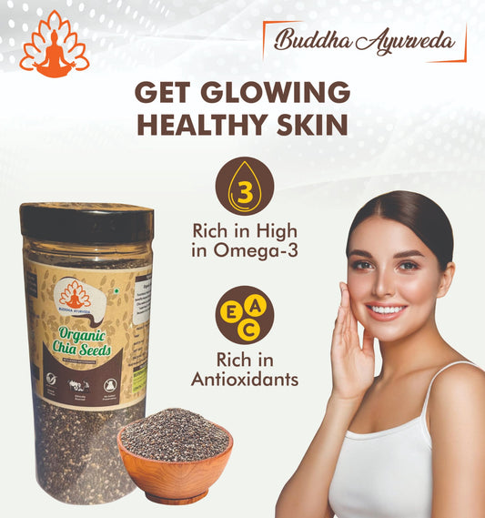Buddha Ayurveda Organic Chia Seeds 400gm