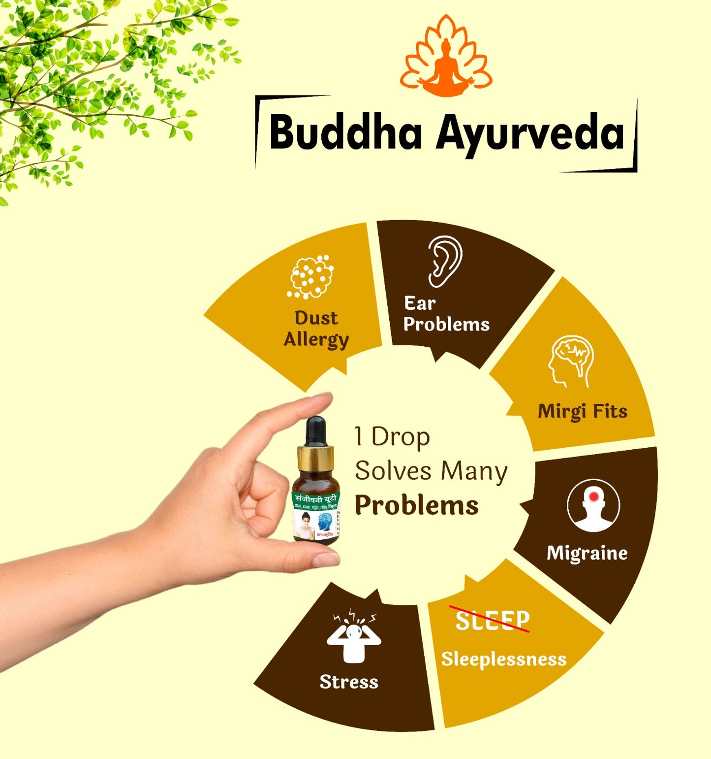 (For Najla) Buddha Ayurveda Sanjeevani Booti Nasal Drop 20ml